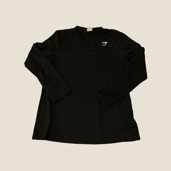 Gymshark Other - Gymshark Basic Logo Long sleeve Athletic Tee Black Size XL
